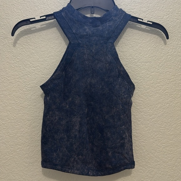 NWT Sincerely Jules Blue Halter Neck Knit Tank Top M/L Lightweight Summer - Picture 6 of 11